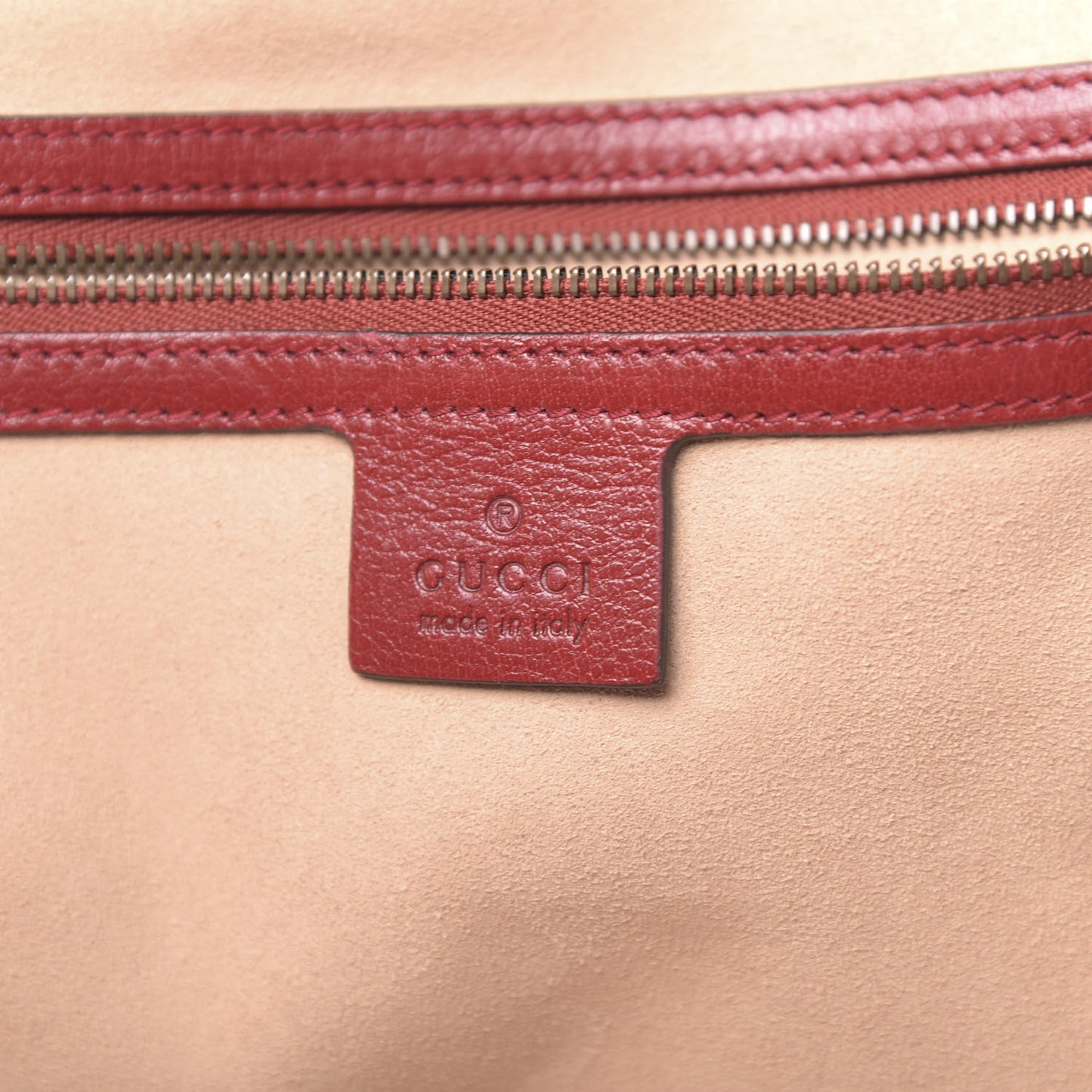 Calfskin Large Re(Belle) Top Handle Bag Red