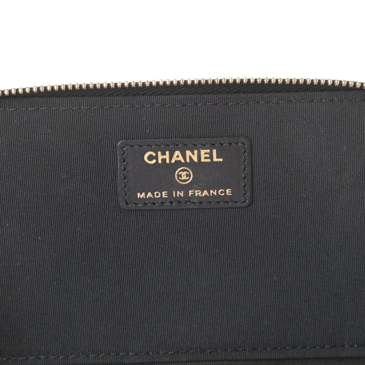 Chanel Lambskin Quilted Small Top Handle Vanity Case With Chain Black 6 of 9