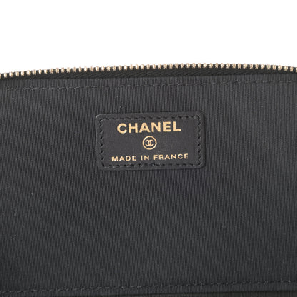 Chanel Lambskin Quilted Small Top Handle Vanity Case With Chain Black 6 of 9