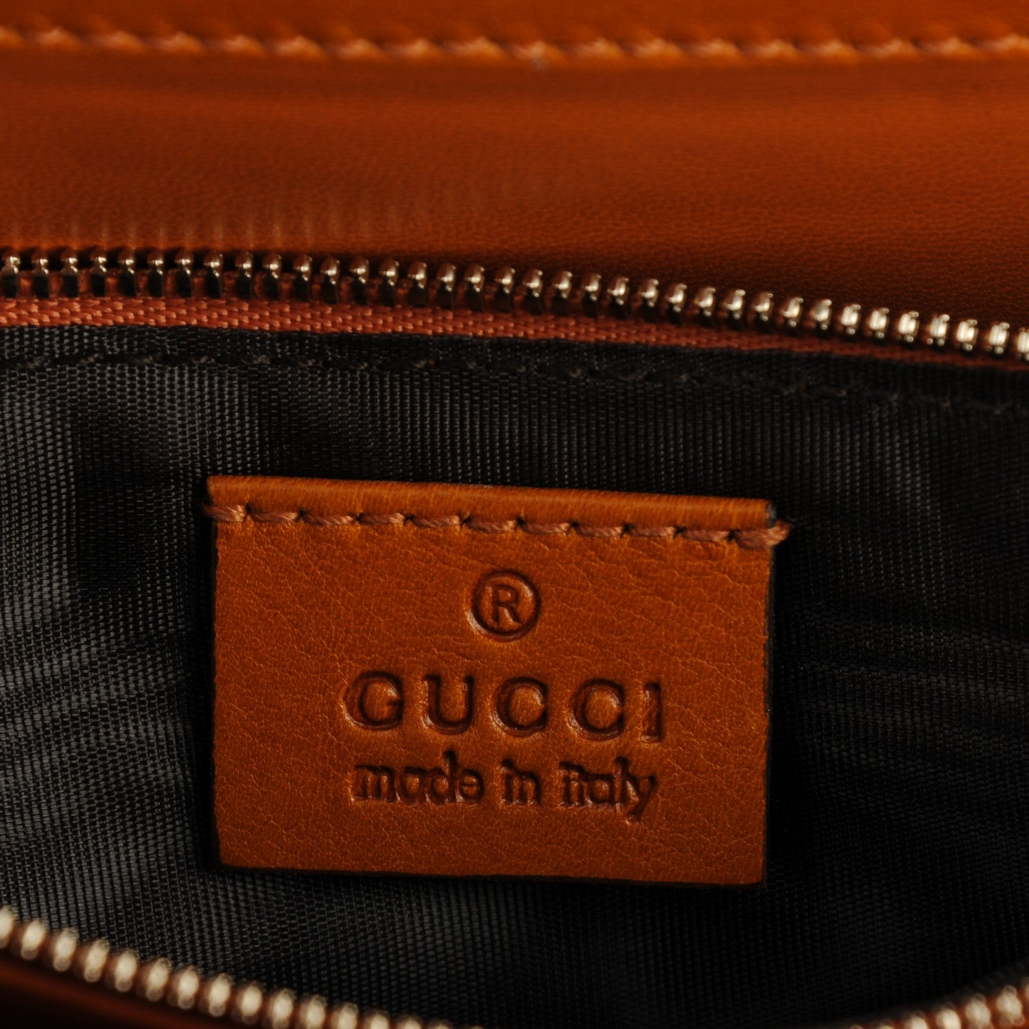 Gucci Calfskin Medium 1973 Shoulder Flap Bag Orange 7 of 9
