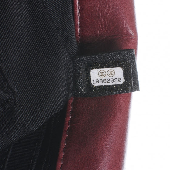 Chanel Calfskin Quilted Large Boy Flap Burgundy 7 of 7