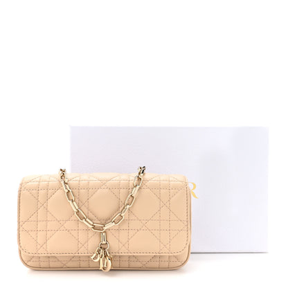 Christian Dior Lambskin Cannage Dior Talk Phone Pouch Powder Beige 12 of 12