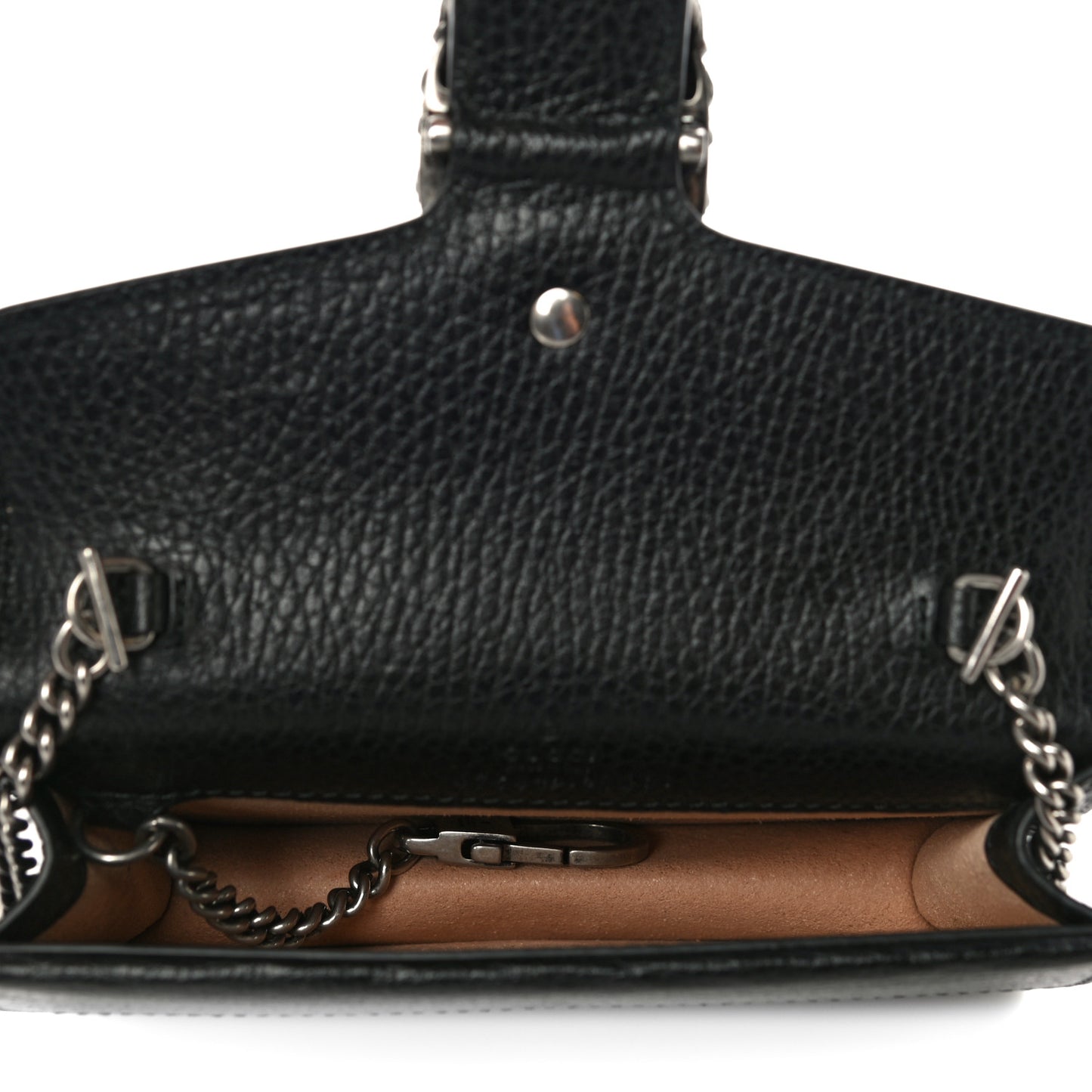 Calfskin Super Mini Dionysus Shoulder Bag Black