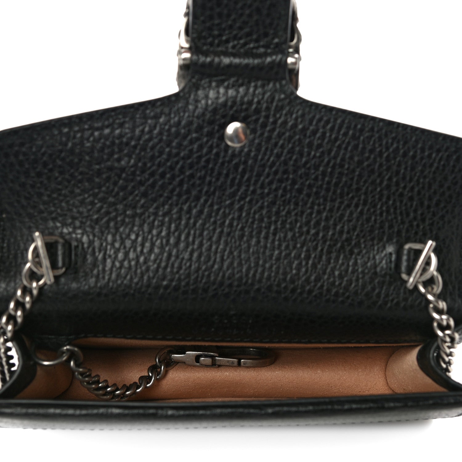 Gucci Calfskin Super Mini Dionysus Shoulder Bag Black 5 of 12