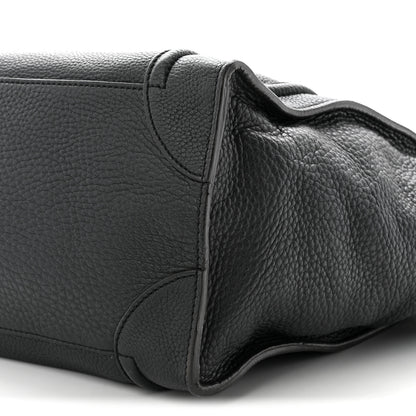 Celine Pebbled Calfskin Mini Luggage Anthracite 8 of 8