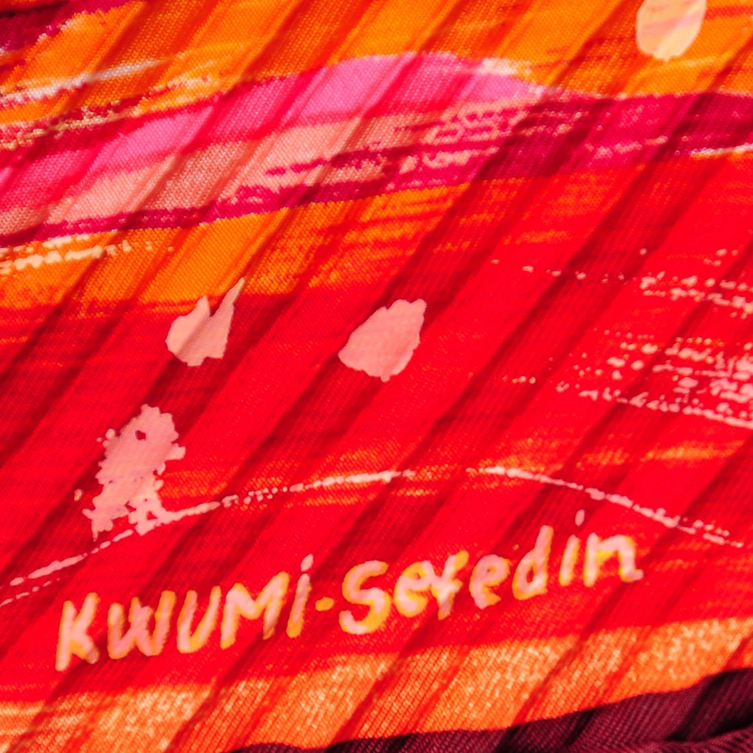 Hermes Silk Feux Du Ciel Plisse Scarf 90 5 of 7