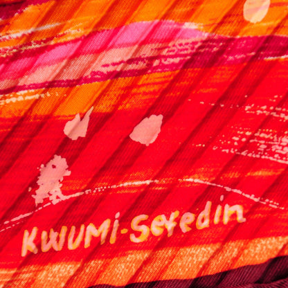 Hermes Silk Feux Du Ciel Plisse Scarf 90 5 of 7