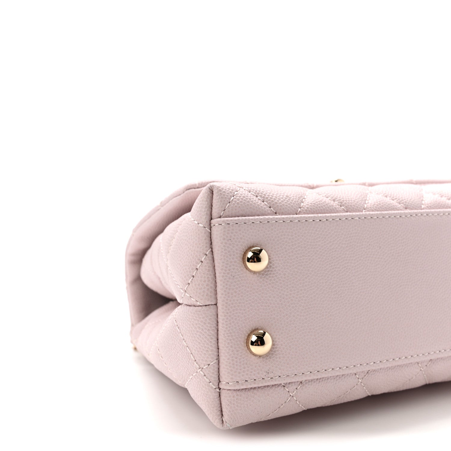 Chanel Caviar Quilted Mini Coco Handle Flap Lilac 9 of 11