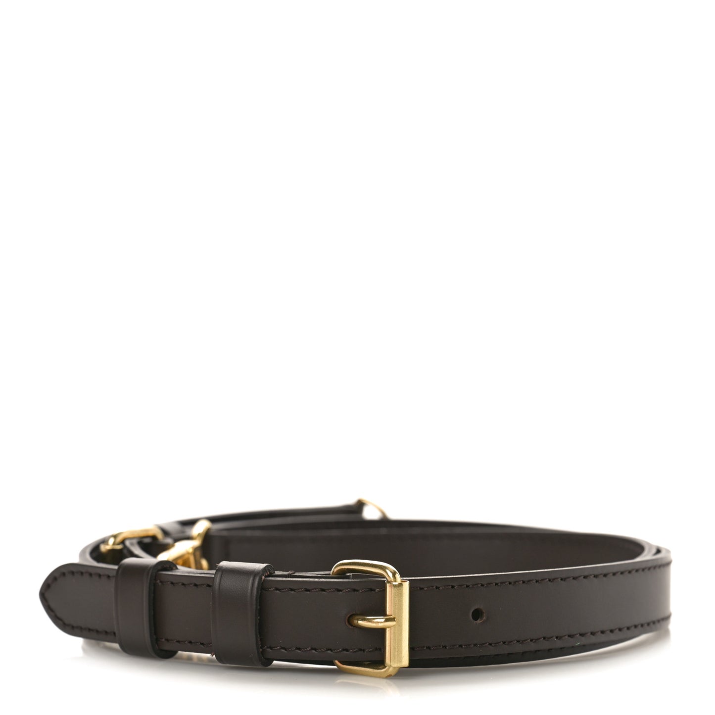 Calfskin Adjustable Speedy Bandouliere Shoulder Strap Brown