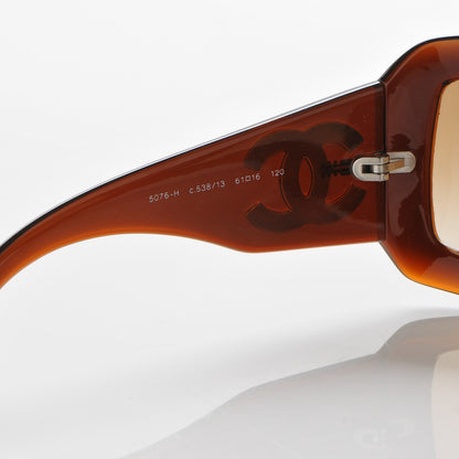 Chanel Mother of Pearl CC Sunglasses 5076 H Tortoise 6 of 6