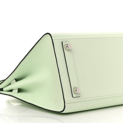 Hermes Epsom Birkin Sellier 25 Vert Fizz 11 of 13