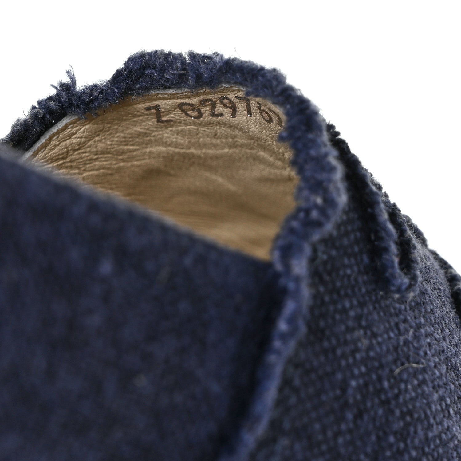 Chanel Denim Toile CC Espadrilles 35 Navy Black 9 of 10