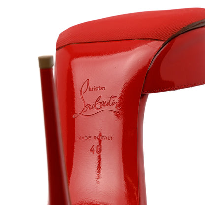Christian Louboutin Patent Demi You 100 Pumps 40 Red 7 of 10