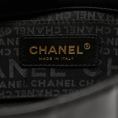 Chanel Lambskin Quilted Mini Chocolate Bar Camellia Flap Black 7 of 11