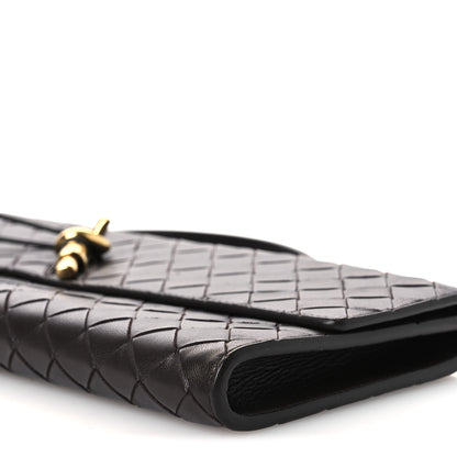 Bottega Veneta Nappa Intrecciato Long Andiamo Top Handle Clutch Fondant 10 of 11