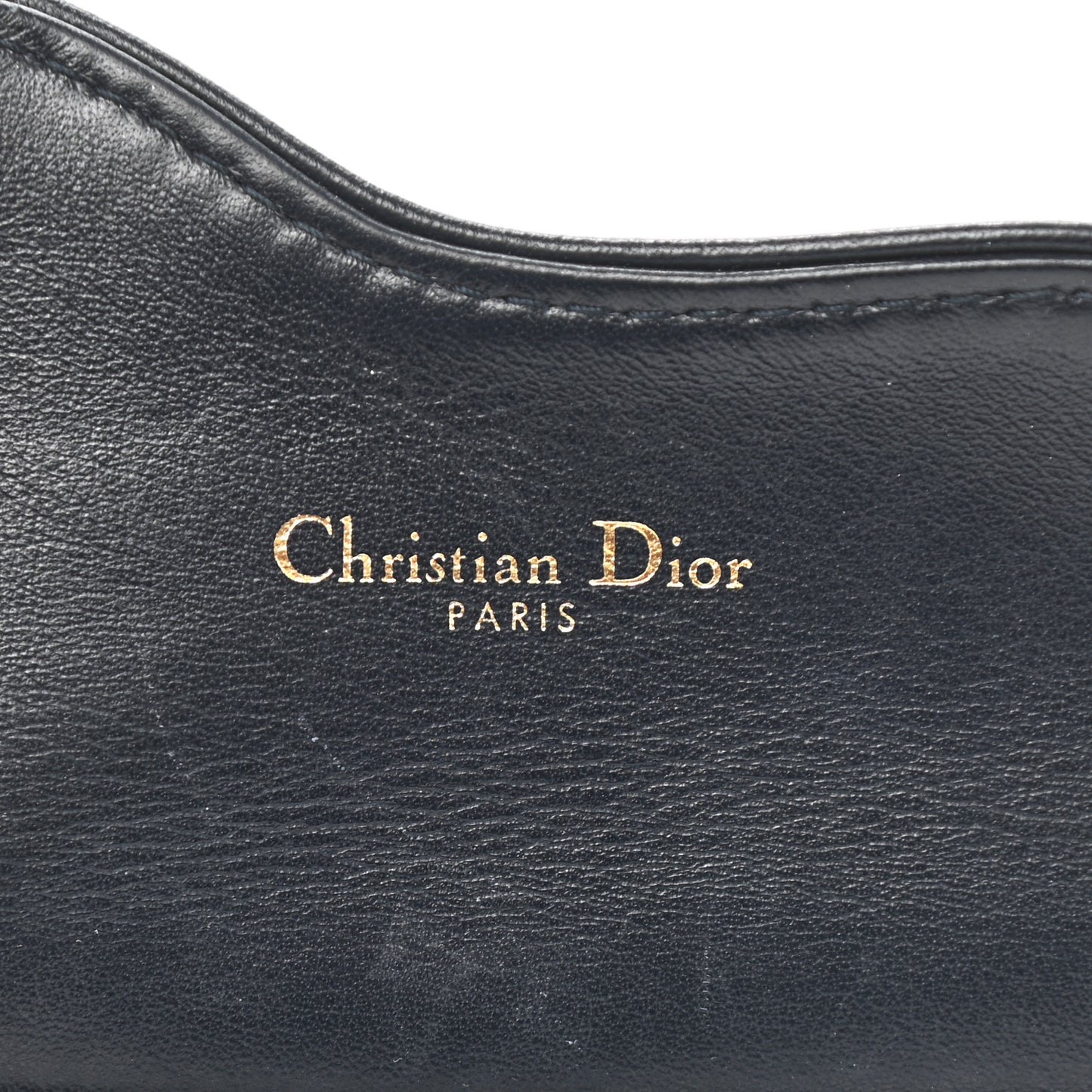 Oblique Saddle Card Holder Blue