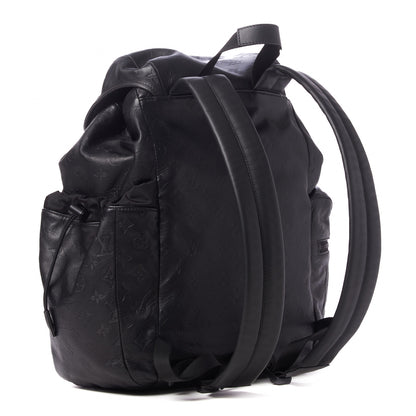 Louis Vuitton Calfskin Monogram Shadow Discovery Backpack Black 2 of 8