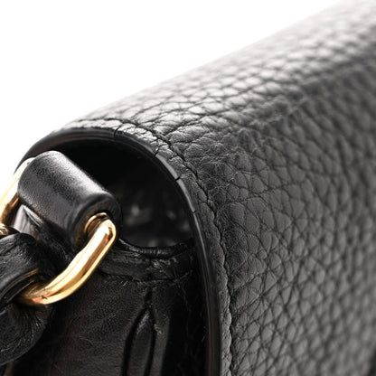 Gucci Pebbled Calfskin Small Soho Flap Crossbody Black 15 of 15