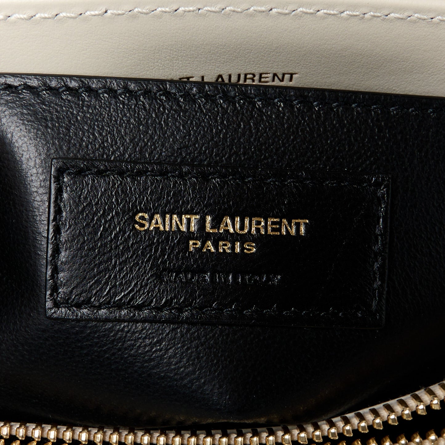 Calfskin Y Quilted Monogram Small Loulou Chain Satchel Crema Soft