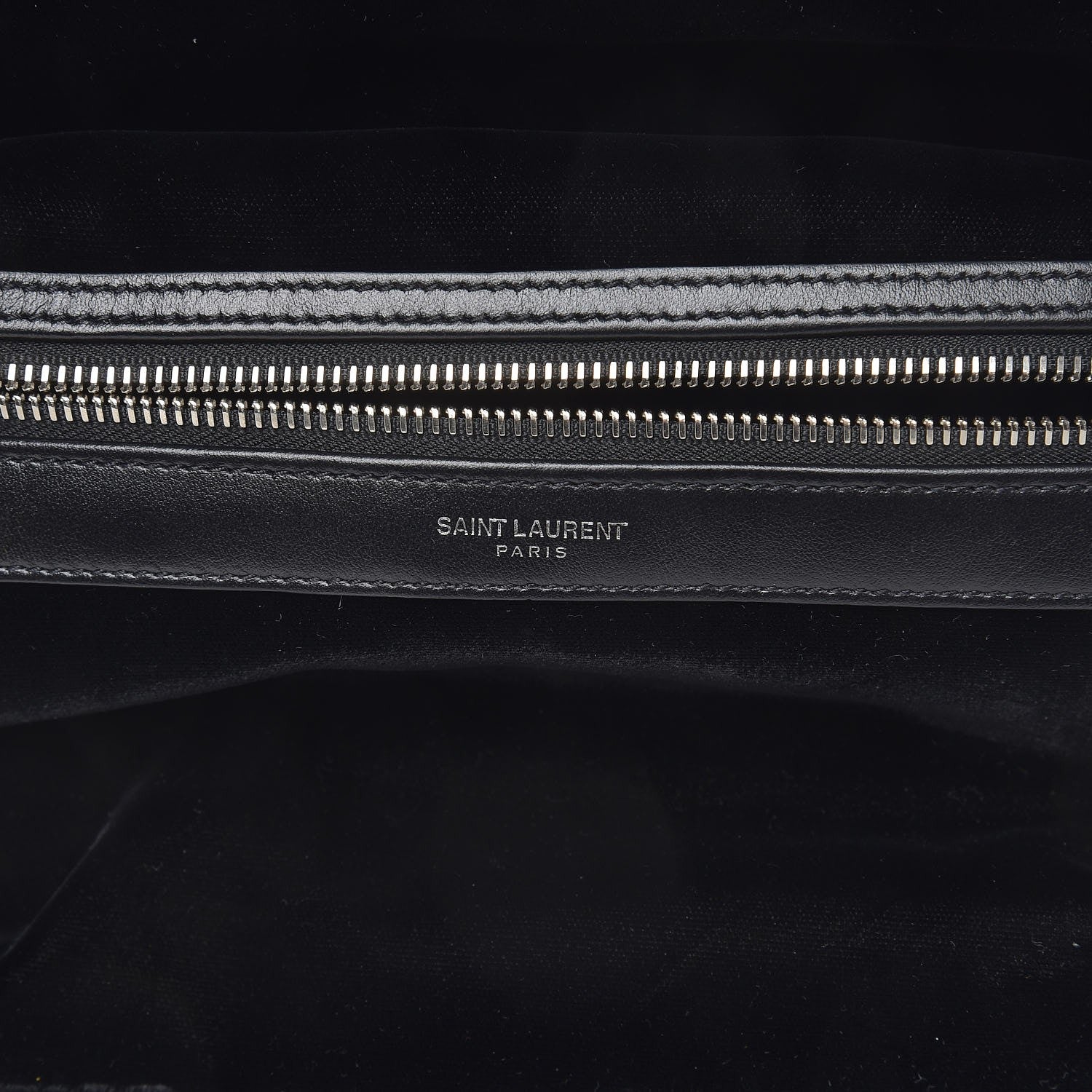 Saint Laurent Velvet Mini City Backpack Black 6 of 8
