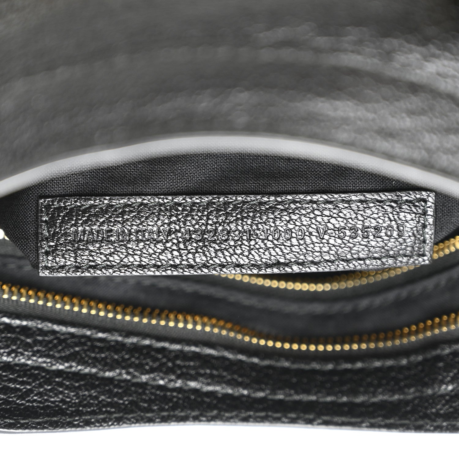 Balenciaga Chevre Gold Metallic Edge Hardware S City Black 7 of 10