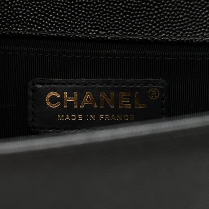 Chanel Caviar Quilted Medium Boy Flap Black 5 of 10
