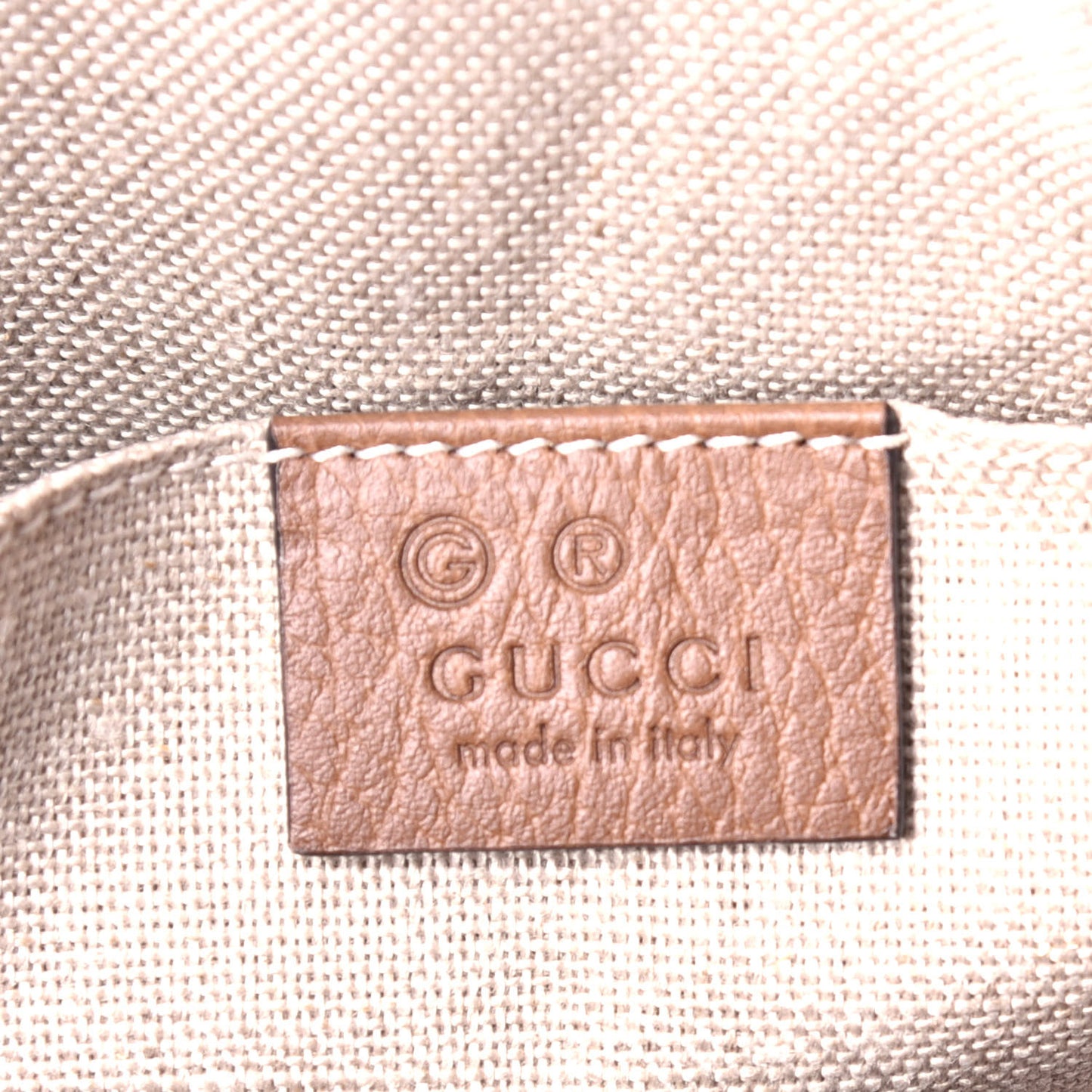 Monogram Mini Bree Messenger Bag Beige Tabacco