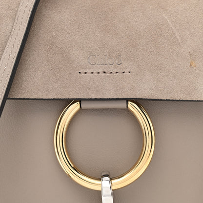 Chloe Suede Calfskin Mini Faye Bracelet Bag Motty Grey 8 of 11