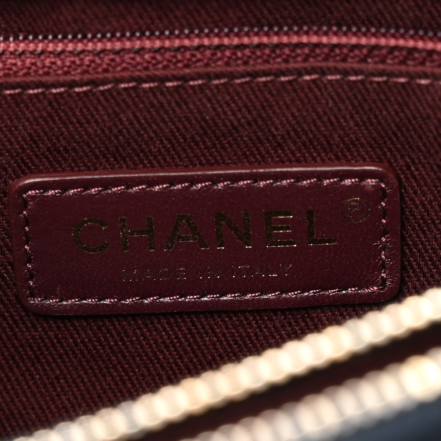 Chanel Shiny Sheepskin Quilted Large Trapezio Flap Navy 6 of 10