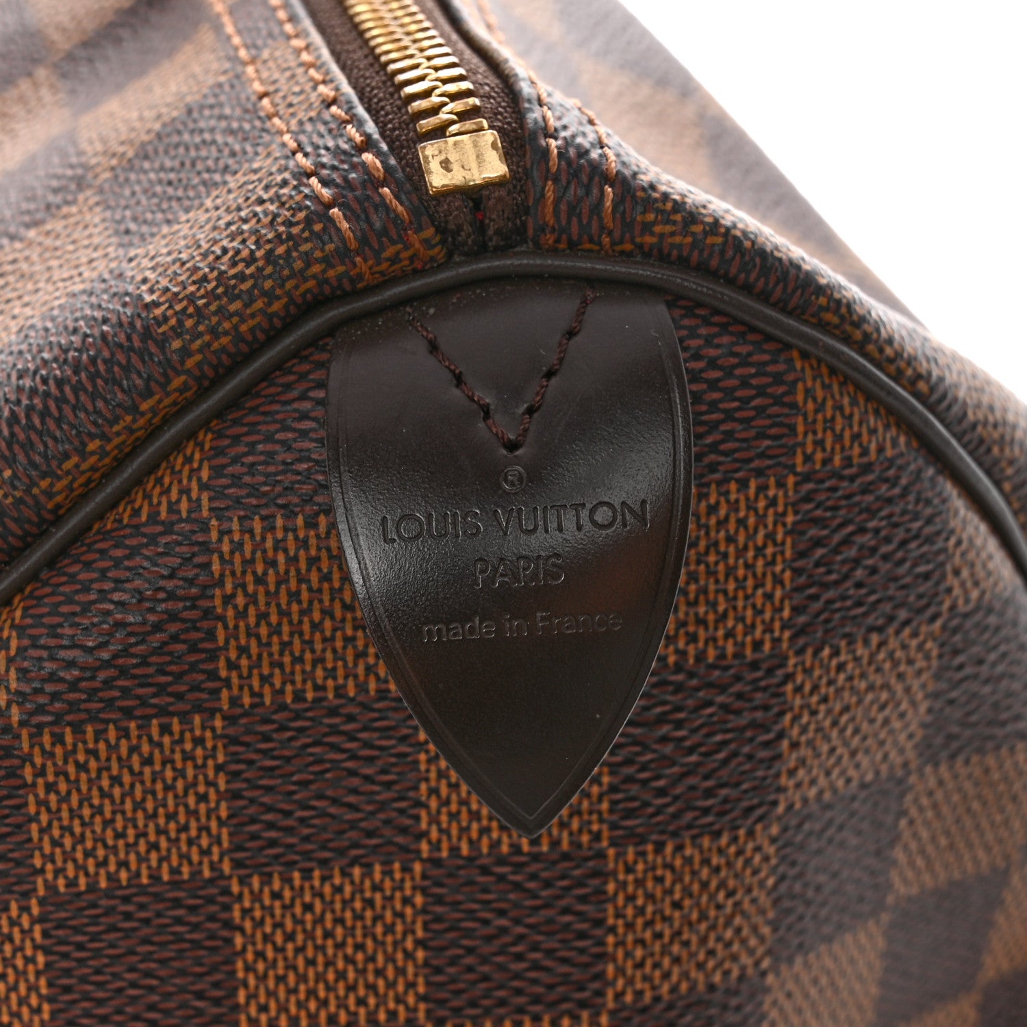 Louis Vuitton Damier Ebene Speedy 35 6 of 10
