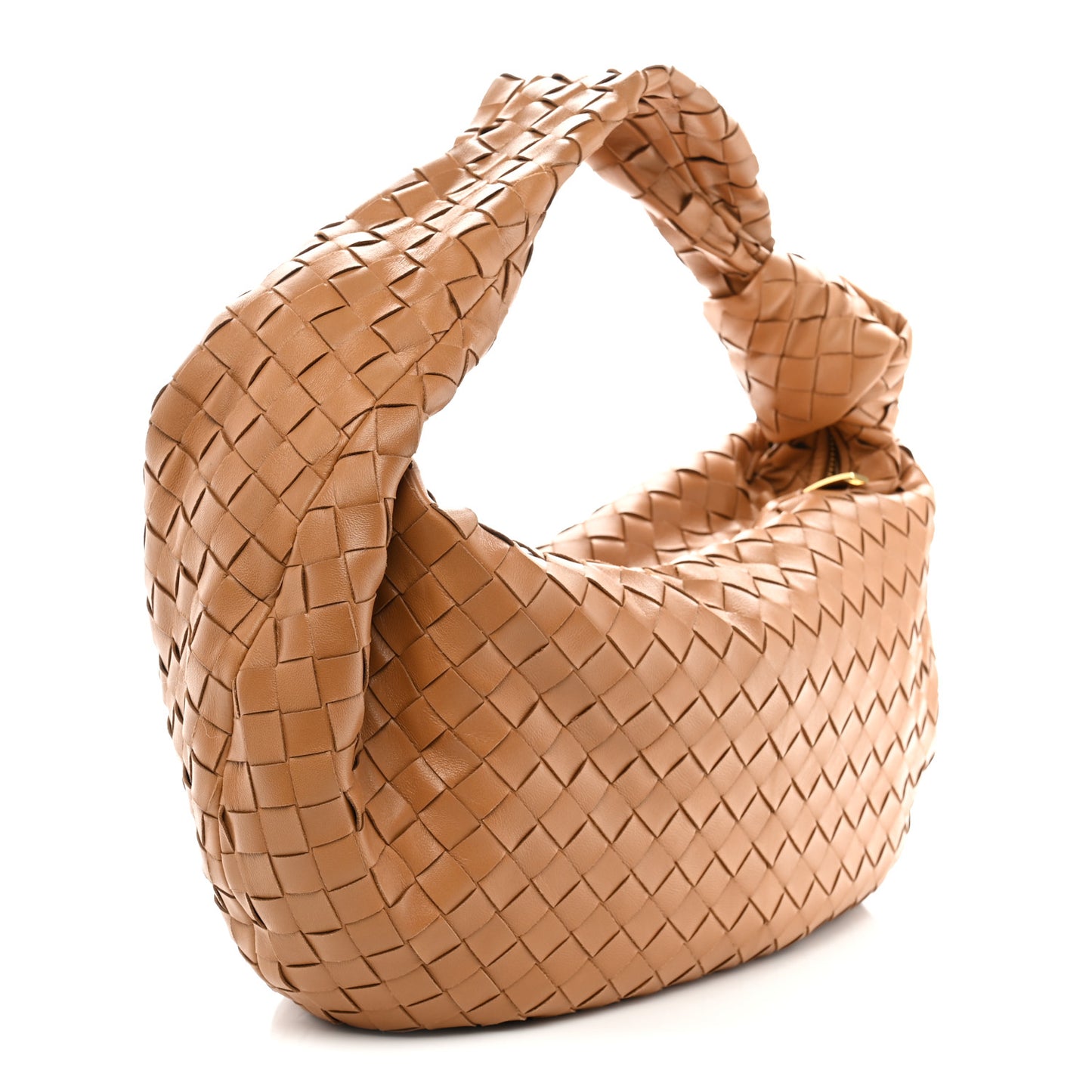 Nappa Intrecciato Small Jodie Caramel
