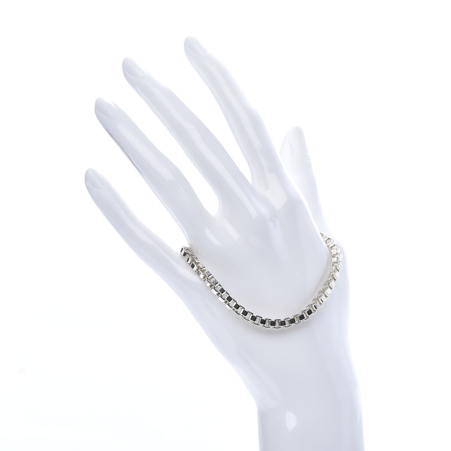 Sterling Silver 4mm Venetian Link Bracelet