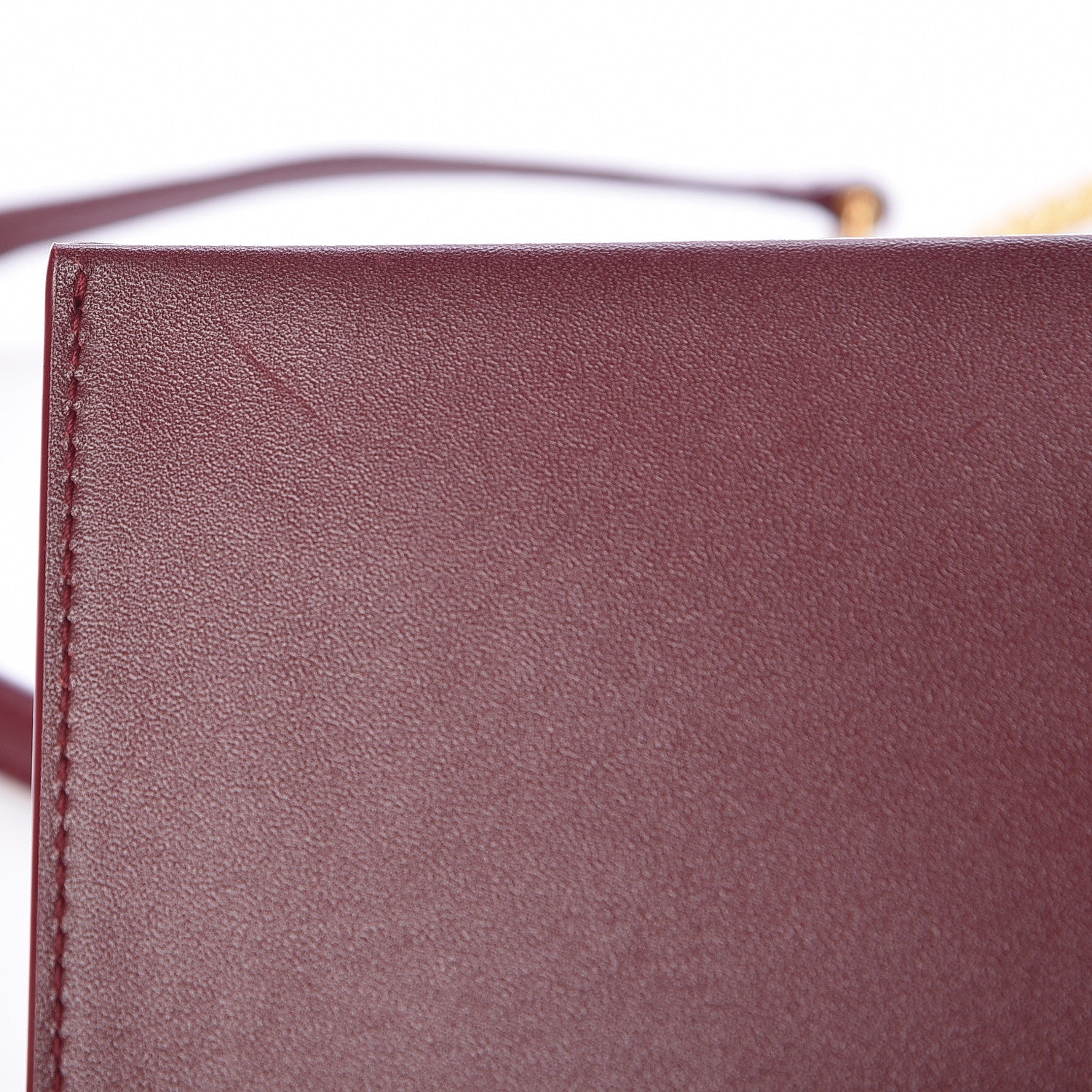 Saint Laurent Smooth Calfskin Classic Monogram Kate Tassel Chain Wallet Palissandre 8 of 12