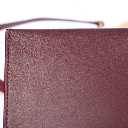 Saint Laurent Smooth Calfskin Classic Monogram Kate Tassel Chain Wallet Palissandre 8 of 12