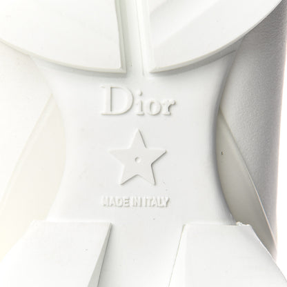 Christian Dior Technical Fabric Rubber Womens D-Connect Sneakers 38.5 White 7 of 9