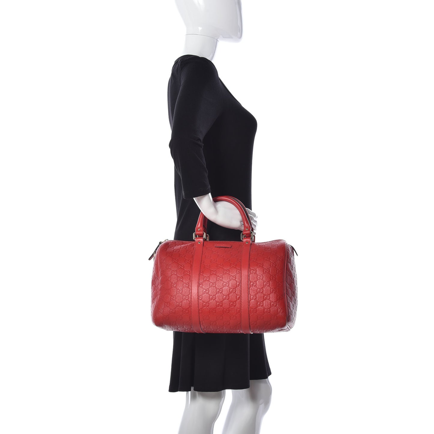 Guccissima Vitello Tender Medium Joy Boston Sporting Red