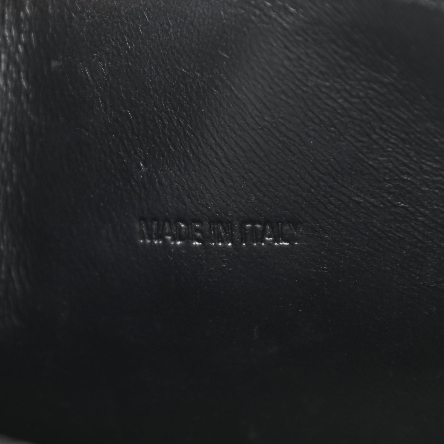 Grained Calfskin Hourglass Top Handle Bag XS Black