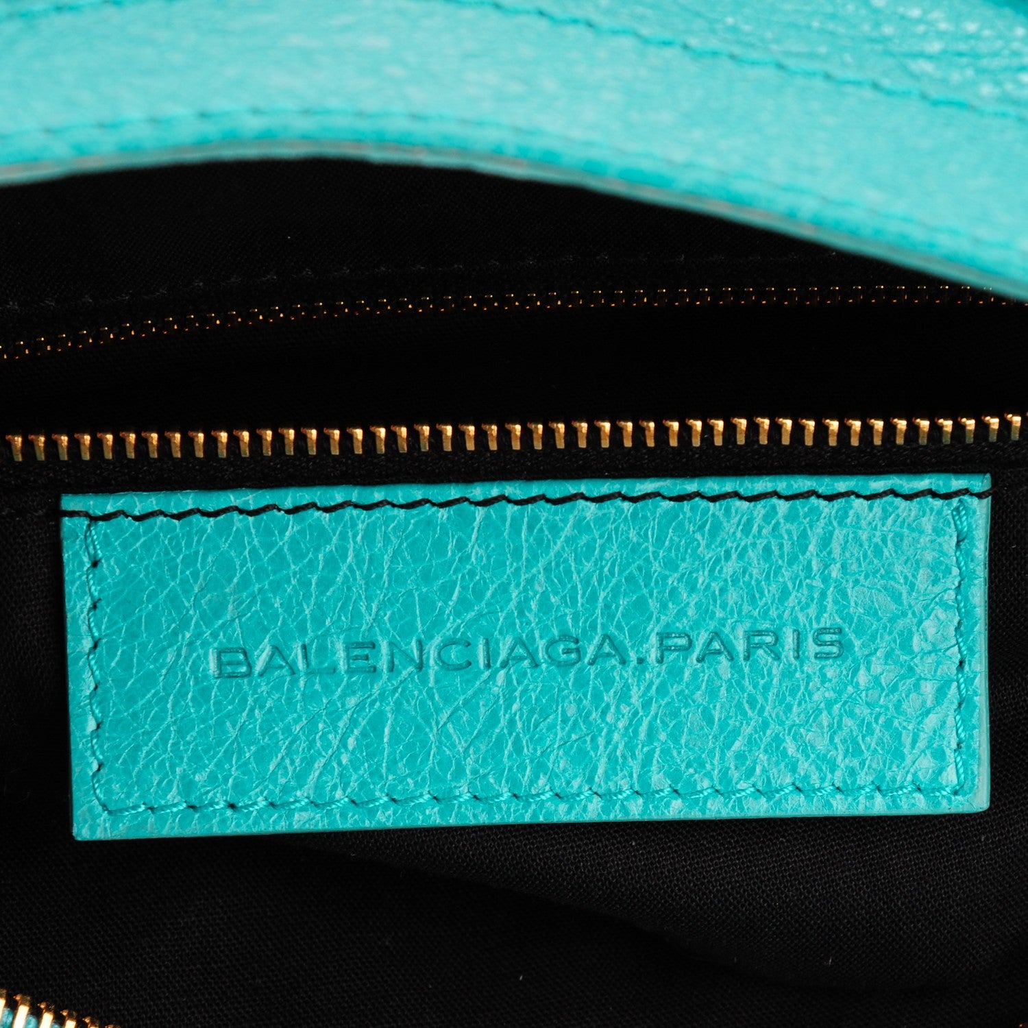 Balenciaga Agneau Giant 12 Gold Hardware Velo Bleu Tropical 6 of 7