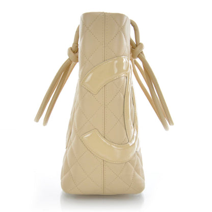 Chanel Calfskin Quilted Medium Cambon Tote Beige 10 of 11