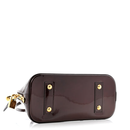 Louis Vuitton Vernis Alma BB Amarante 4 of 11