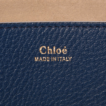 Chloe Grained Lambskin Mini Drew Shoulder Bag Factory Blue 6 of 9