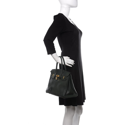 Hermes Togo Birkin 30 Vert Anglais 2 of 10