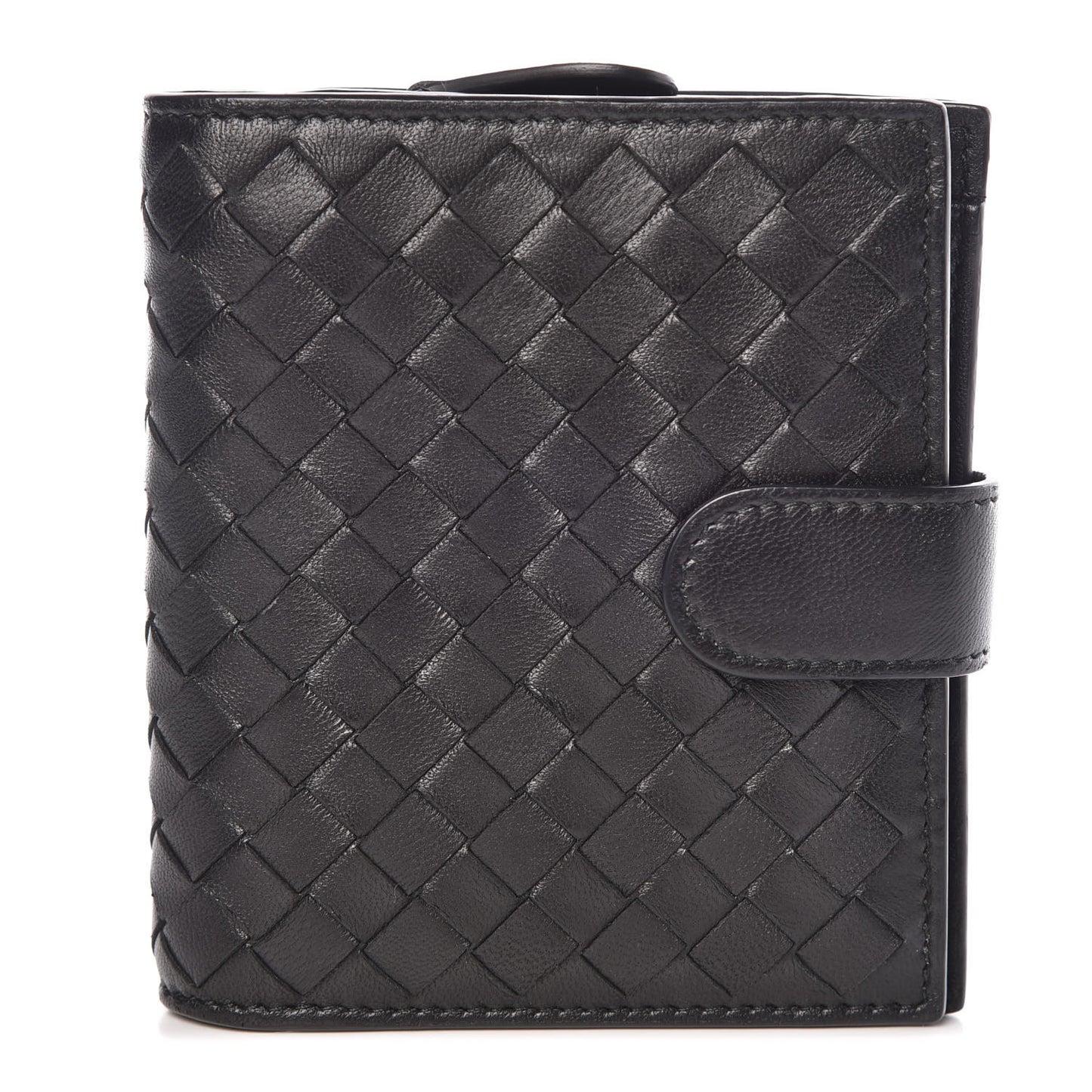 Nappa Intrecciato Mini Wallet Black