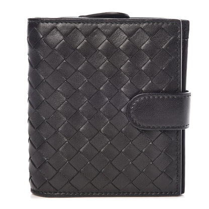 Bottega Veneta Nappa Intrecciato Mini Wallet Black 1 of 8
