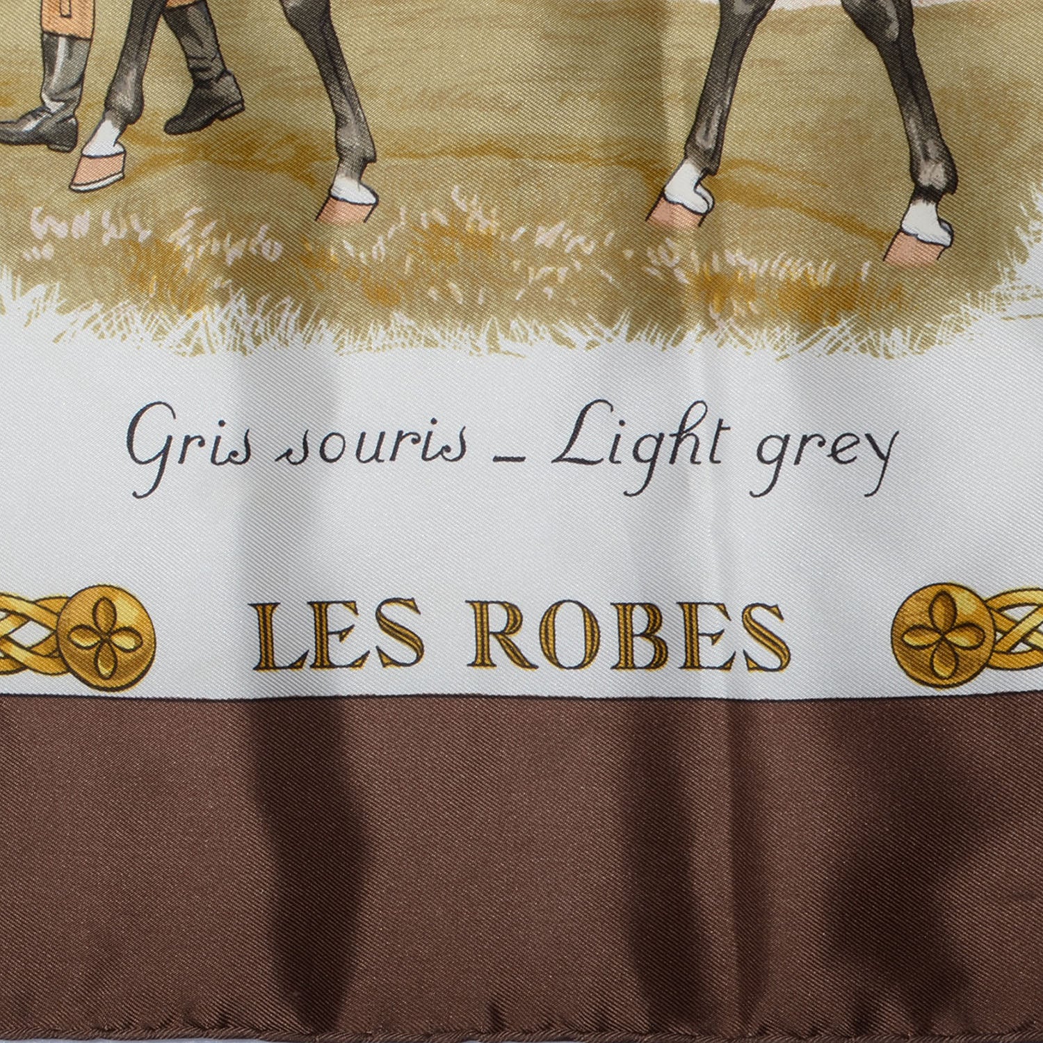 Hermes Silk Les Robes Scarf 90 3 of 4