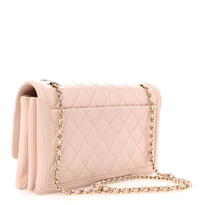 Chanel Lambskin Quilted Hanbok Flap Bag Light Pink 3 of 10