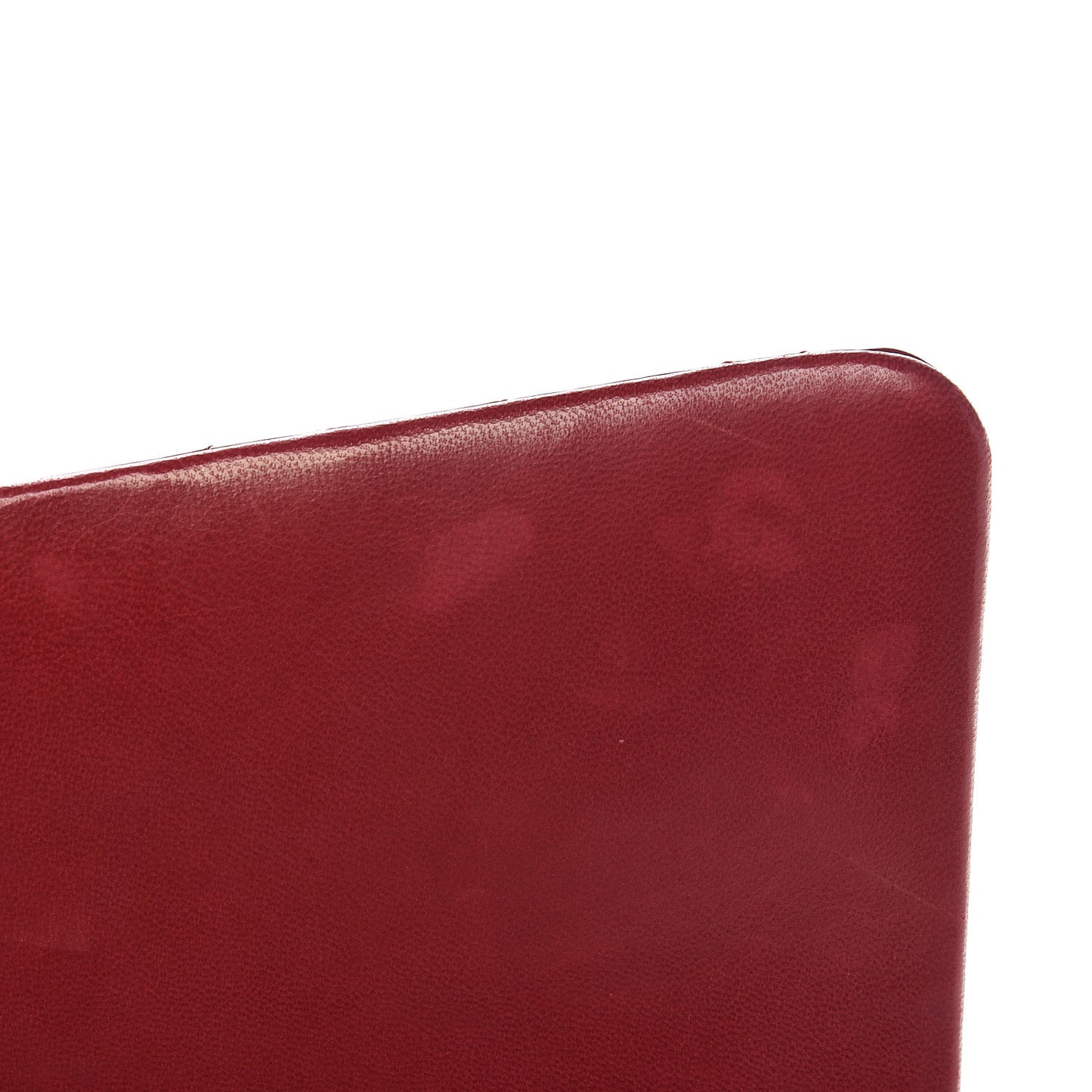 Patent Quilted Maxi Double Flap Red