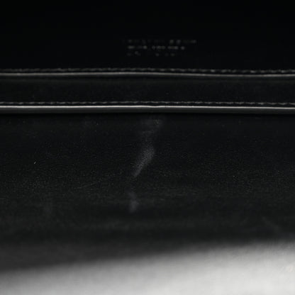 Versace Calfskin Medium Greca Goddess Shoulder Bag Black 12 of 12