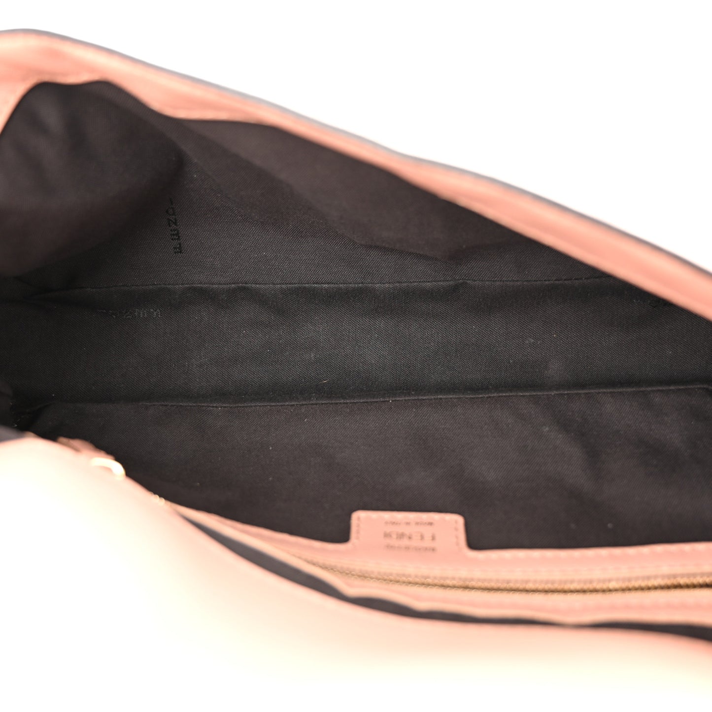 Nappa FF 1974 Embossed Baguette Rosa Bourbon