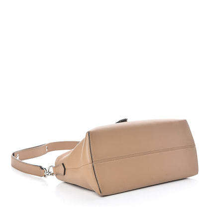 Fendi Vitello Dolce 4 Color Medium By The Way Boston Bag Sand Grano Multicolor 4 of 9
